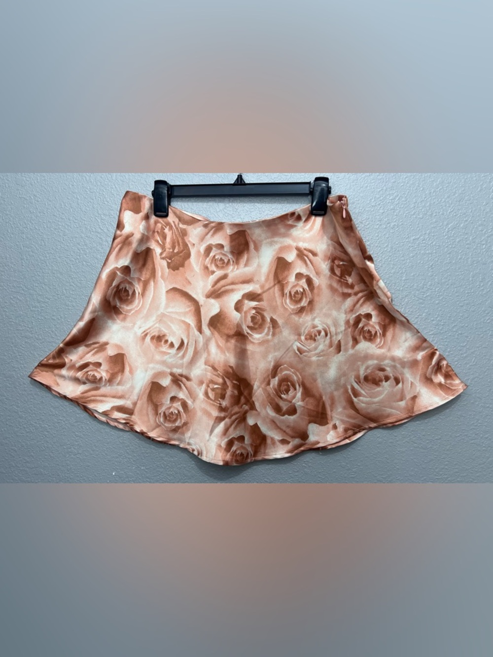 Forever 21 Peach Rose Satin skirt
